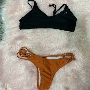 Black and rust Boutine LA bikini